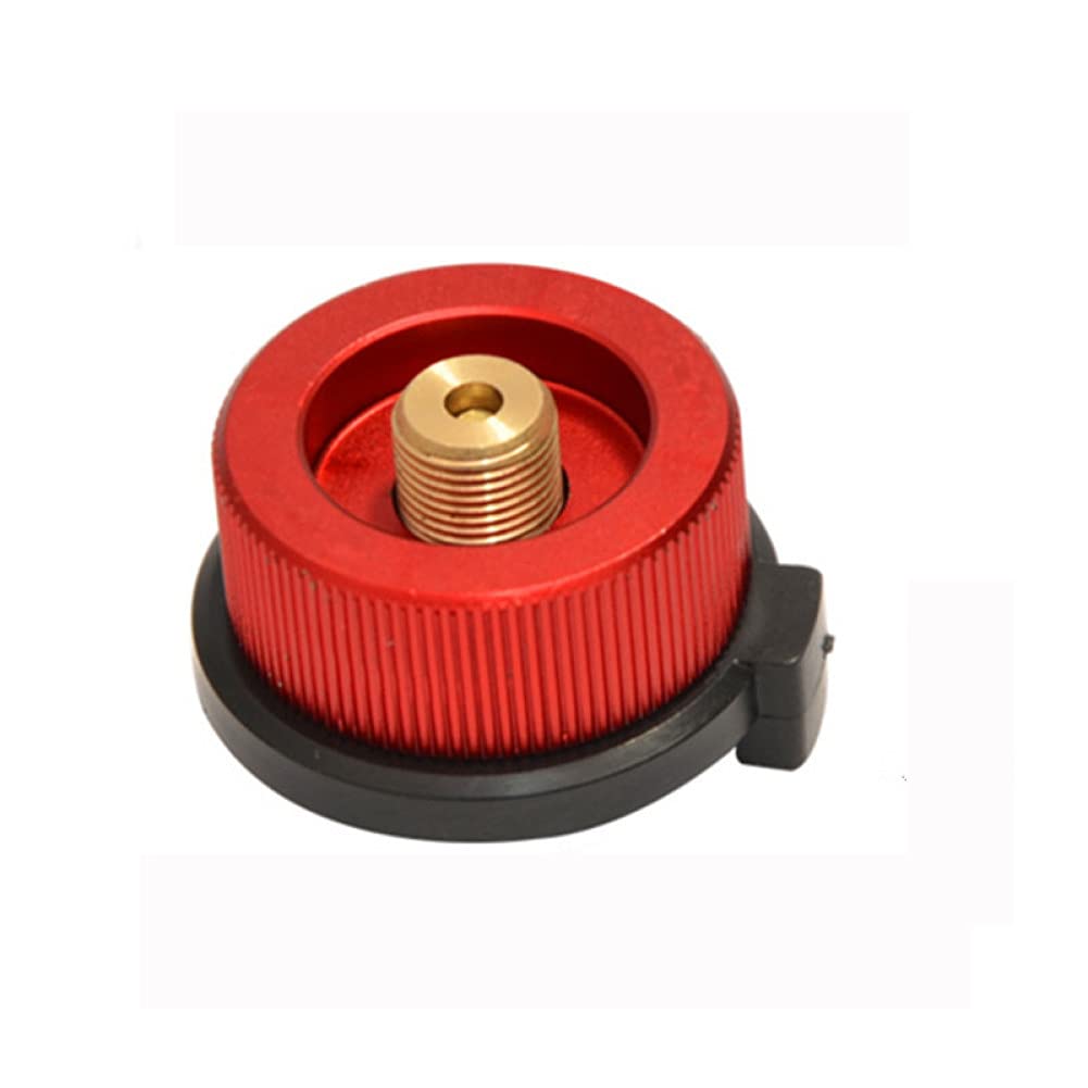 MOOKEENONE 1* Metal Camping Gas Stove Burner Gas Conversion Head Adapter Portable Outdoor Cooking