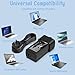BIUBOTY 45W Laptop Charger Compatible with HP Elitebook Chromebook Pavilion Envy Spectre Touchsmart Notebook Probook Charger HP 250 G7 G6 255 G7 741727-001 19.5V 2.31A Power Adapter Cable[4.5x3mm]