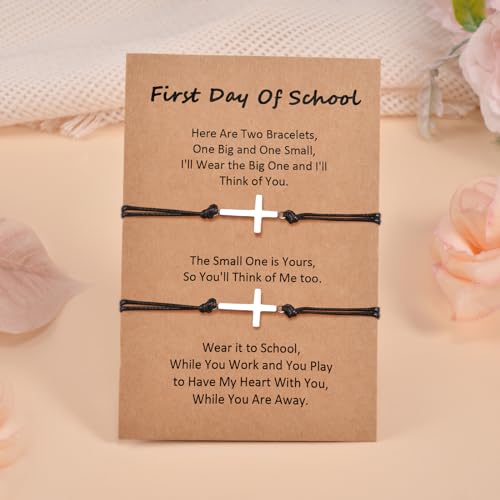 Pinky Promise Distance Matching Lovely Charm Bracelets Relationship Gifts for Mom and Daughter/Son Best Friends Couples Girlfriend Boyfriend Family Birthday Easter Baptism Gifts3