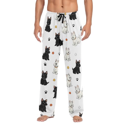 Cute Crocodile Pajama Pants Green Alligator AnimalsMen's Pajama Bottoms Lounge Sleepwear PJs Casual Sleep Pants M