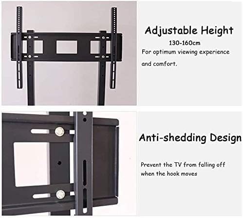 Soporte móvil para TV con ruedas y estantes ajustables miniatura 4