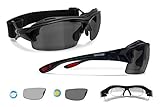 Incluido una banda elástica para poder sustituir las patillas laterales para un ajuste perfecto para deporte. Gafas Graduadas Ciclismo Moto Pádel Tennis etc.
