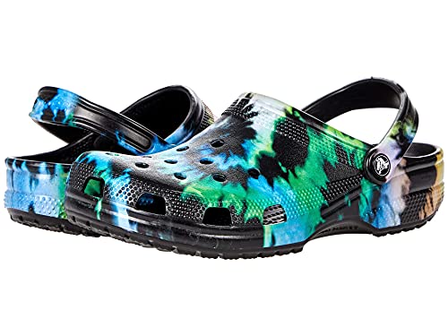 Image of crocs Unisex Adult Multi Black Clog-12 UK (205453)