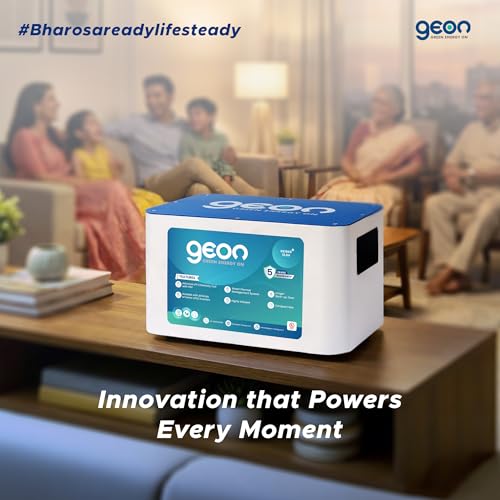 Image of Geon GE1500⁺ 12.8V 100Ah Lithium-Ion Inverter Battery, 3+ Hours Backup, Fast Charging, Longer Life, Smart BMS, Compatible with Different Types of Inverter, Eco-Friendly Power Backup for Home & Office