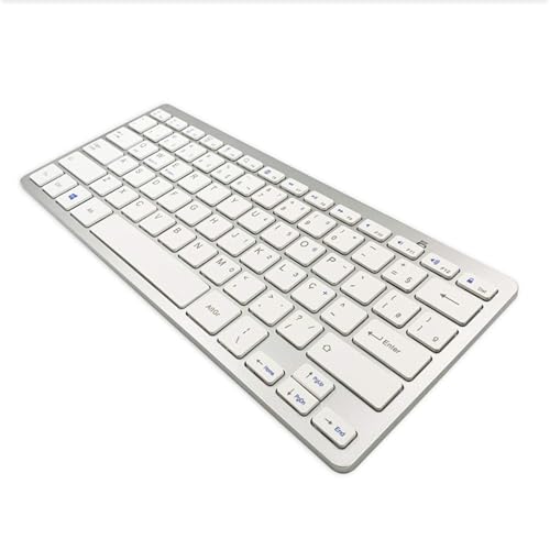 JPYXKM Wireless Portuguese Keyboard, Brazilian Keypad...