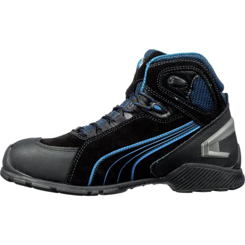 PUMA SAFETY RIO BLACK MID Herren Arbeitsschuh Sicherheitsschuh S3 SRC Aluminiumkappe Durchtrittschutz rutschfest Männer