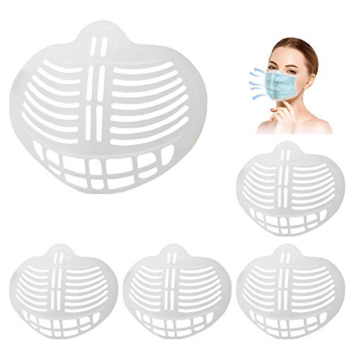 3D Face Inner Bracket for Comfortable Breathing, Reusable Silicone Face Inner Bracket Support Frame for Women&Man (P02)