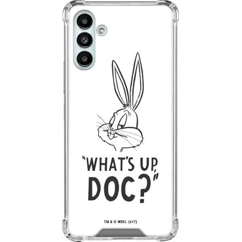Skinit Clear Phone Case Compatible With Samsung Galaxy A13 5G - Officially Licensed Warner Bros Bugs Bunny Whats Up Doc Design #TOP22