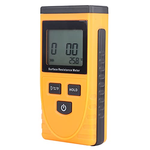 Vistreck Probador de Resistencia de Superficie GM3110 - Medidor Resistencia Antiestático Portátil con Pantalla LCD