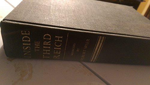 Inside the Third Reich B00AWBU78C Book Cover