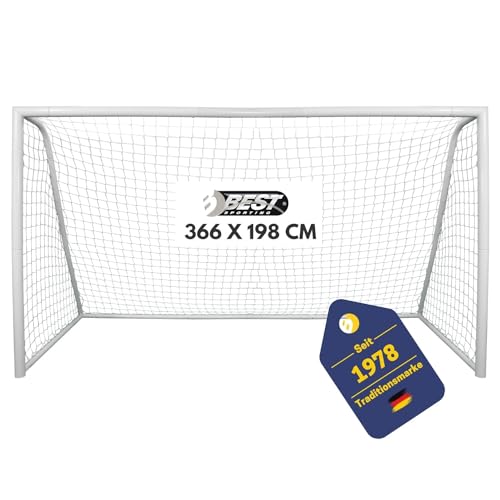 Best Sporting Fussballtor groß 366 x 198 x 152 cm | Fußball Tor aus...