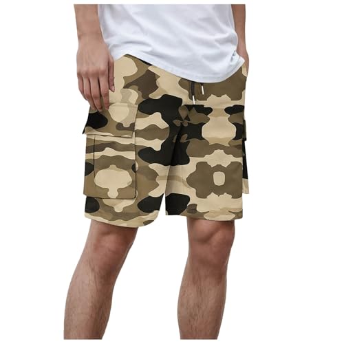 Short de course à pied homme ample avec poches cargo