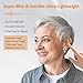 Flaygo Rechargeable Hearing Aids for Seniors with 16-Channel Digital Chips Intelligent Noise Cancellation for Clear Sound Super-Mini Invisible Design Comfort Fit in Ear Canal & 7-Day Ultra Standby