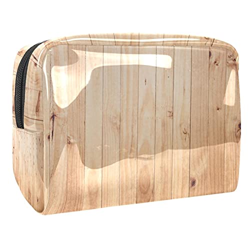 Trousse de maquillage zippée grand format 18.5cm style rétro