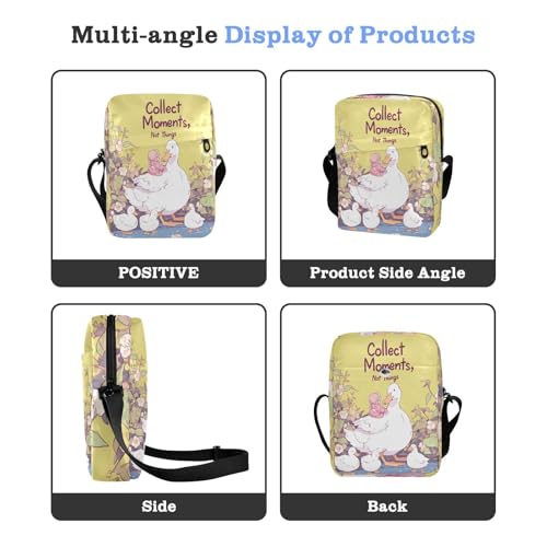 Ducks Cute Cartoon messenger bag cross body bag Womens Casual Purses Adjustable Strap for work outdoor sports4