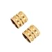 Metal Garden Hose to Hose Fitting Connect, Double Female Quick Swivel Connector Adapter Thread Size 3/4" x 3/4" Pipe,Female Quick Connector for Hose