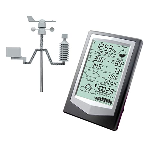 Station météo thermo-hygromètre complet avec orientation vent et mesure pluie