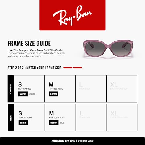 Image of Ray-Ban RB4101 Jackie Ohh Square Sunglasses for Men for Women