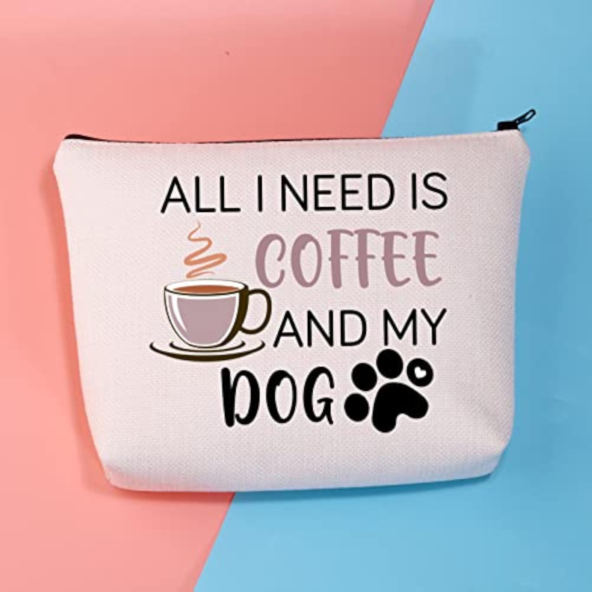 Dog Mom Makeup Bag, Funny Gift for Dog Lovers