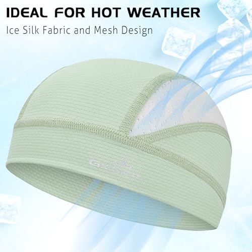 Image of GXCROR Cooling Skull Cap for Men Women Sweat-Wicking Breathable Mesh Liner for Helmets, Summer Cycling Motorcycle