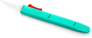 MediChoice Surgical Scalpel, Safety, Retractable Blade, Stainless Steel, 11, 1314SCPL11 (Box of 10)