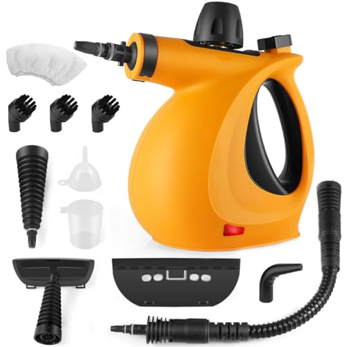 Handheld Pressurized Multi-Surface Steam Cleaner, Ease of Cleaning 100% Chemical-Free Steam Cleaner...