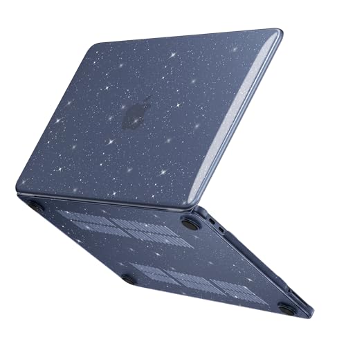 NEWZEROL Cover Compatibile con MacBook Neo, Antigraffio e Antiurto, Ultra Sottile, Custodia Rigida in Plastica Glitterata per Macbook Neo 2026 - Transparente