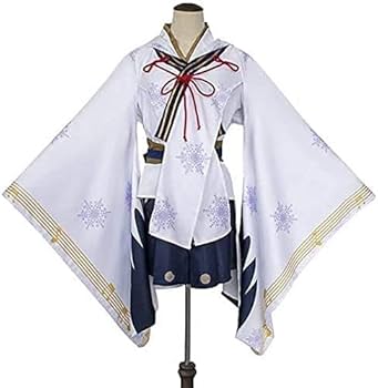 Amazon.co.jp: longmucos 雪ミク コスプレ衣装 巫女 Snow Miku