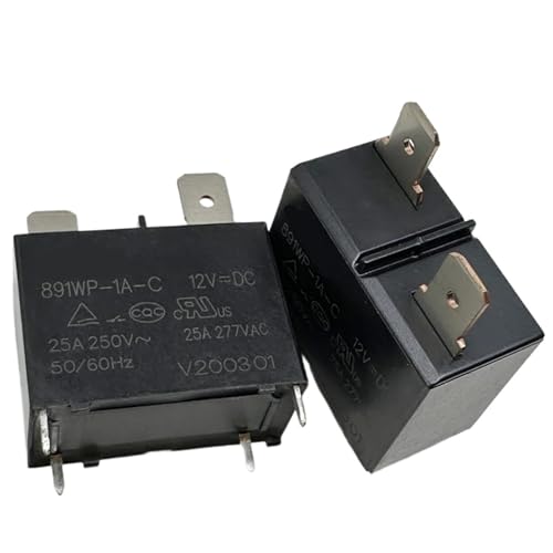 Relais 891WP-1A-C 12 V CC solution de remplacement 4 broches 25A pour panne électrique