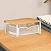 FytStycale Desktop Printer Stand Shelf Small Printer Table Storage Organizer for Office Tabletop, Style A