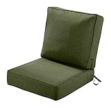 Classic Accessories Montlake FadeSafe FadeSafe Patio Lounge Chair Cushion Set, 23 x 45 Inch, Heather Fern