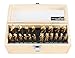 Accusize Industrial Tools 20 Pc Hss Tin Coated End Mill Set, 2 Flute and 4 Flute, Cutting Diameter from 3/16'' up to 3/4'', 1810-0100