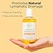 Lymphatic Massage Oil for Massage Therapy | 100% Natural Lymphatic Drainage Oil | Premium Quality with Arnica, Lemon & Ginger | for Post Surgery Recovery & Detox | 8oz by Brookethorne Naturals