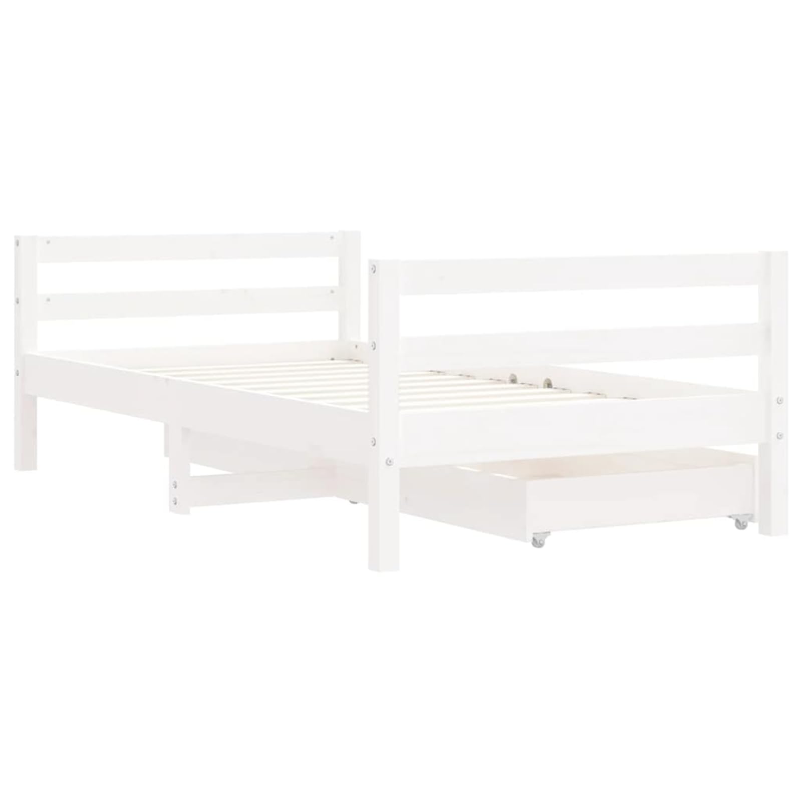 Tidyard Cama Infantil de Madera con Cajón de Almacenaje, Diseño Elegante, Adecuada para Niños +4 Años Modelo DSXYFXLYD-834445ES