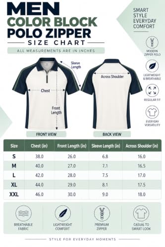 Image of London Hills Men's Loose Fit Half Sleeve Color Block Polo T-Shirt with Zip Collar | Premium Polyester Fabric | T Shirt for Man | Tshirt | Shirts Men | Tshirt for Man | Men T-Shirts