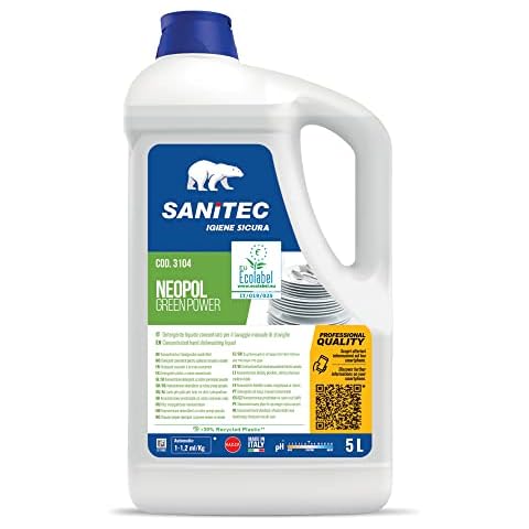 Sanitec Green Power vaisselle, lessive liquide écologique, 5 kg Cover
