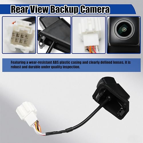 Image of No.39530-TX4-A11 Rear View Backup Reverse Parking Camera [8 Pins] IP68 HD | Compatible with Acura RDX 3.5L 2016 2017 2018 Reverse Park Assist Camera Replace OE#39530TX4A11 PAC161 AC1960118