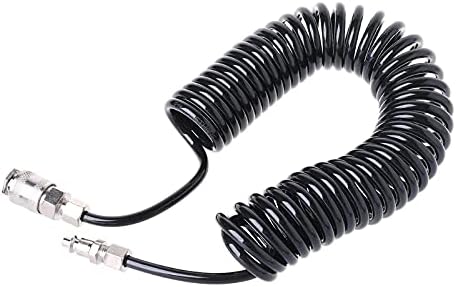 Miniatura 3 de Kit de pistola de soplado de aire, boquilla de limpieza, kit de herramientas de pulverización de soplado con manguera de aire PU de bobina de 16.4