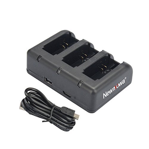 Newmowa Rapid 3-Channel Charger for Hero 3, Hero 3+, Hero4, AHDBT-301, AHDBT-302, AHDBT-401 (Rapid 3-Channel Charger) Newmowa Rapid 3-Channel Charger for Hero 3, Hero 3+, Hero4, AHDBT-301, AHDBT-302, AHDBT-401 (Rapid 3-Channel Charger)