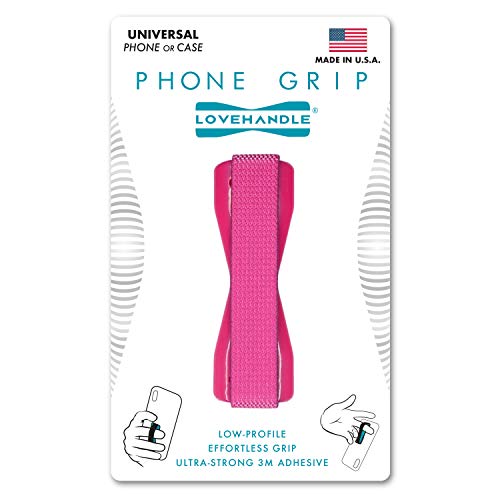 Image of LOVEHANDLE Original Universal Phone Grip - Solid Magenta