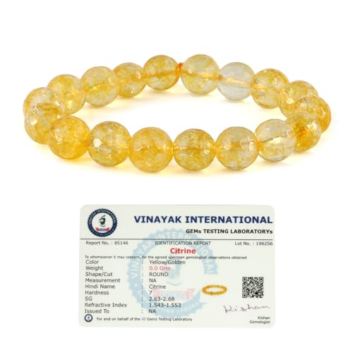Image of Certified Natural Crystal Stone Diamond Cut /Faceted 10 mm Beads Bracelet for Men & Women | Reiki Charged Gemstone Jewellery | Multiple Stone Variants Available