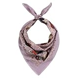 CODELLO Damen PEANUTS Bandana mit Snoopy & Co aus Bio-Baumwolle LILAC LIGHT Onesize