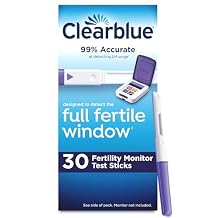 Clearblue Fertility Monitor Test Sticks, 30 Count Pack of 6