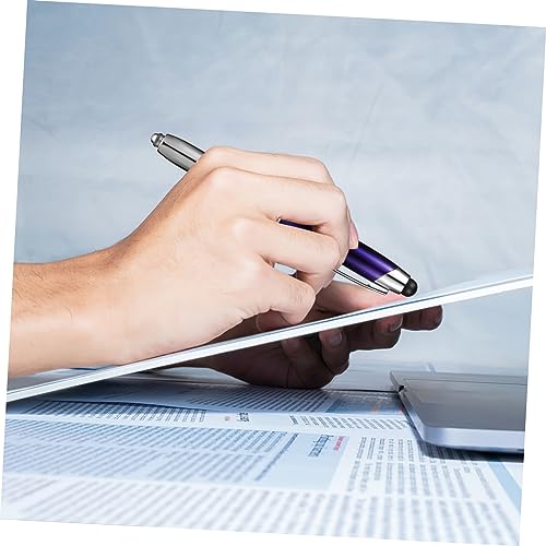 Bolígrafo táctil SOIMISS con linterna para escribir sin manchas en pantallas de computadora 3