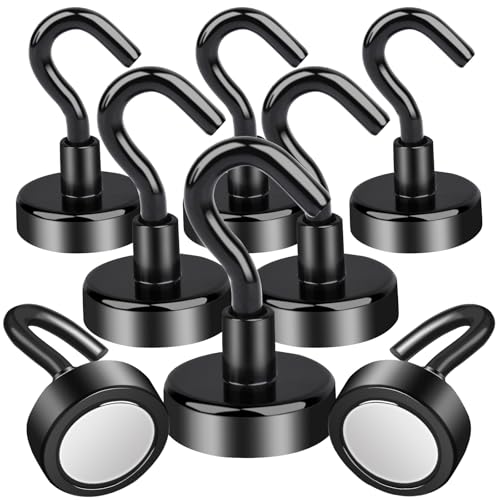 Keukenket Magnethaken Extra Stark 25MM 8 Stück