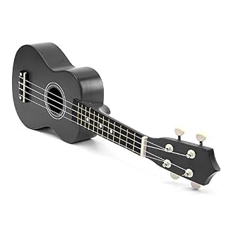 4 Strings Hawaiian Guitar Uke 21 inch Soprano Ukulele String Pick for Beginners Kid Gift Multi Color Wood Color 21 inches (Black 21 inch) - Les Beatles, Paul McCartney, John Lennon, RIngo Starr, George Harrison 4 Strings Hawaiian Guitar Uke 21 inch Soprano Ukulele String Pick for Beginners Kid Gift Multi Color Wood Color 21 inches (Black 21 inch) – Image 4