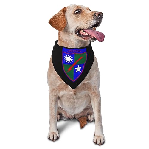 Merrill's Marauders Triangle Dog Bandana Scarf Accessories for Pet Bibs