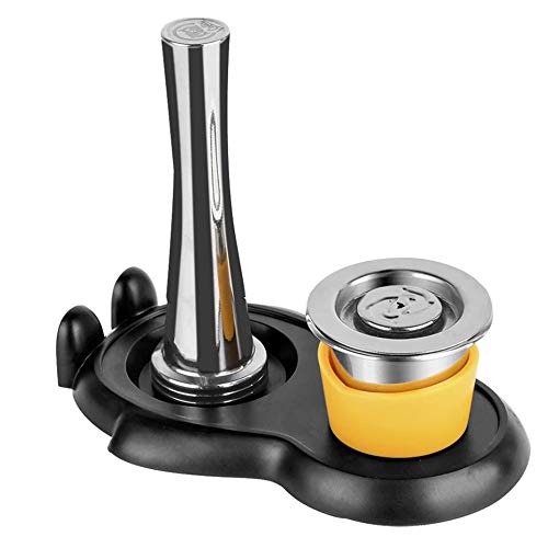 Pressino Per Caffè Yctze Da 49 Mm, Fondo Piatto, Manico In Legno Smontabile Con Base Porta-pestello - 2