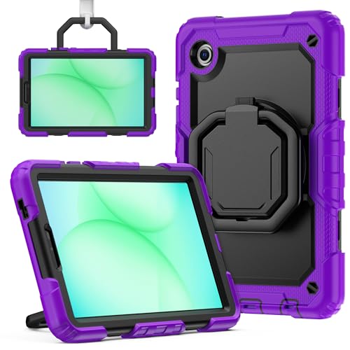 Housse Samsung Tab A11 8.7 violette antichoc idéale pour les trajets et trajets