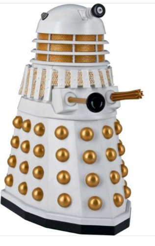 Doctor Who Revelation of the Daleks 1985, Silver, 3.35 inches